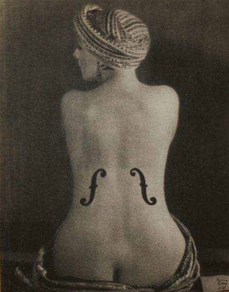 Lot #1086: MAN RAY - Le violon d'Ingres - Original vintage photogravure