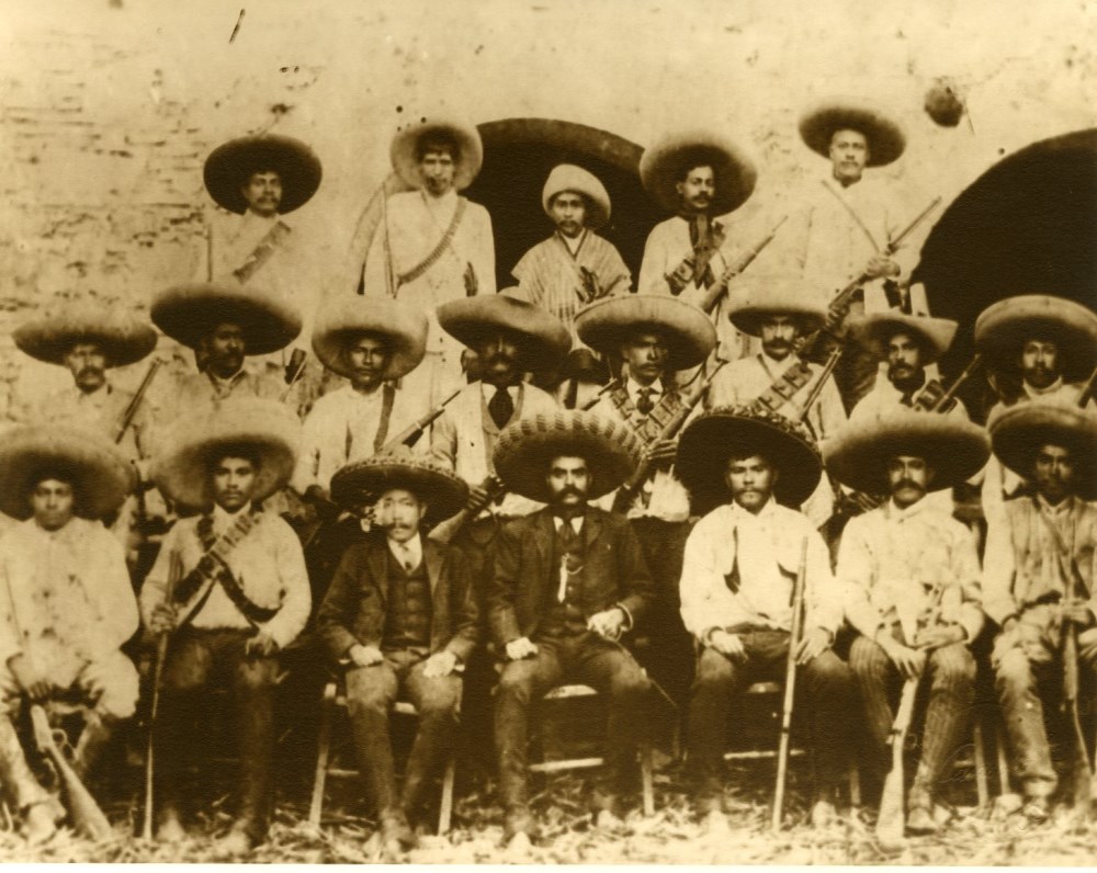 Lot #1679: AGUSTIN VICTOR CASASOLA - Emiliano Zapata y Estado Mayor - Gelatin silver print