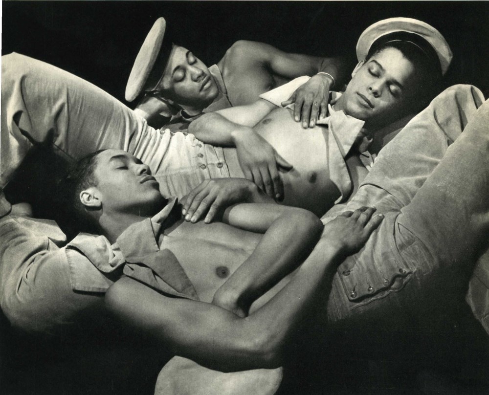 Lot #2250: GEORGE PLATT LYNES - Young Boys Sleeping - Original vintage photogravure