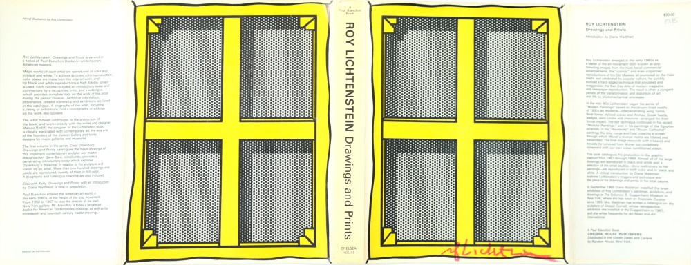 Lot #2112: ROY LICHTENSTEIN - Stretcher Frame with Cross Bars - Color offset lithograph