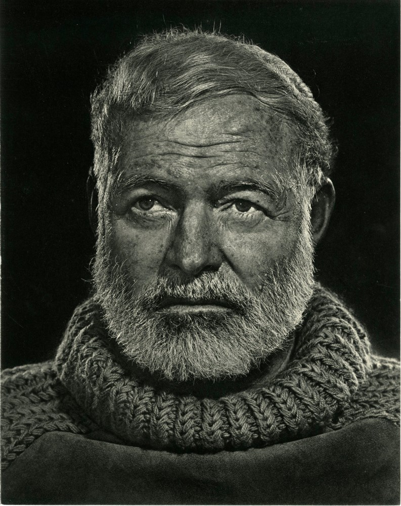 Lot #1685: YOUSUF KARSH - Ernest Hemingway - Original vintage photogravure