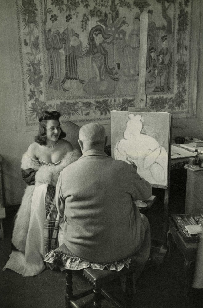 Lot #1755: HENRI CARTIER-BRESSON - Henri Matisse, Vence, France - Original vintage photogravure