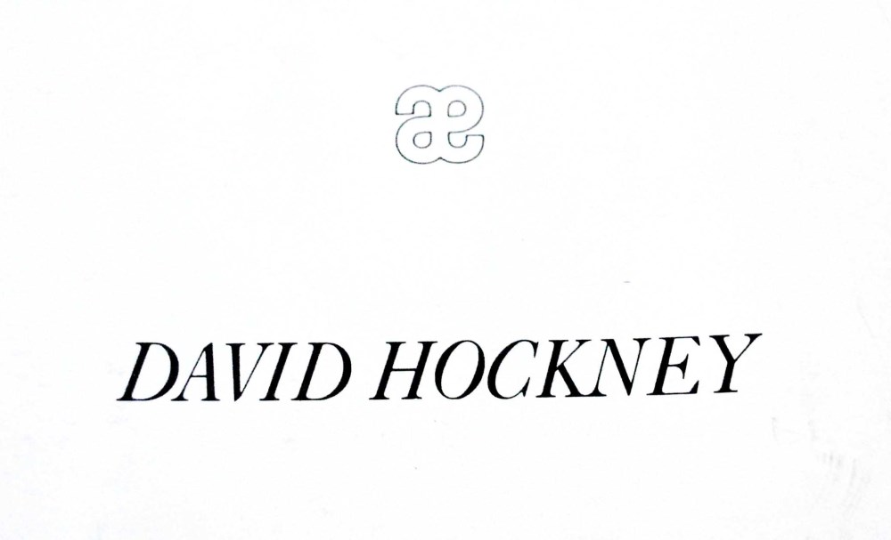 Lot #836: DAVID HOCKNEY - The Set for Parade - Color offset lithograph