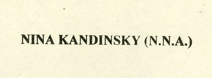 Lot #1931: WASSILY KANDINSKY - No. 688 - Original color collotype