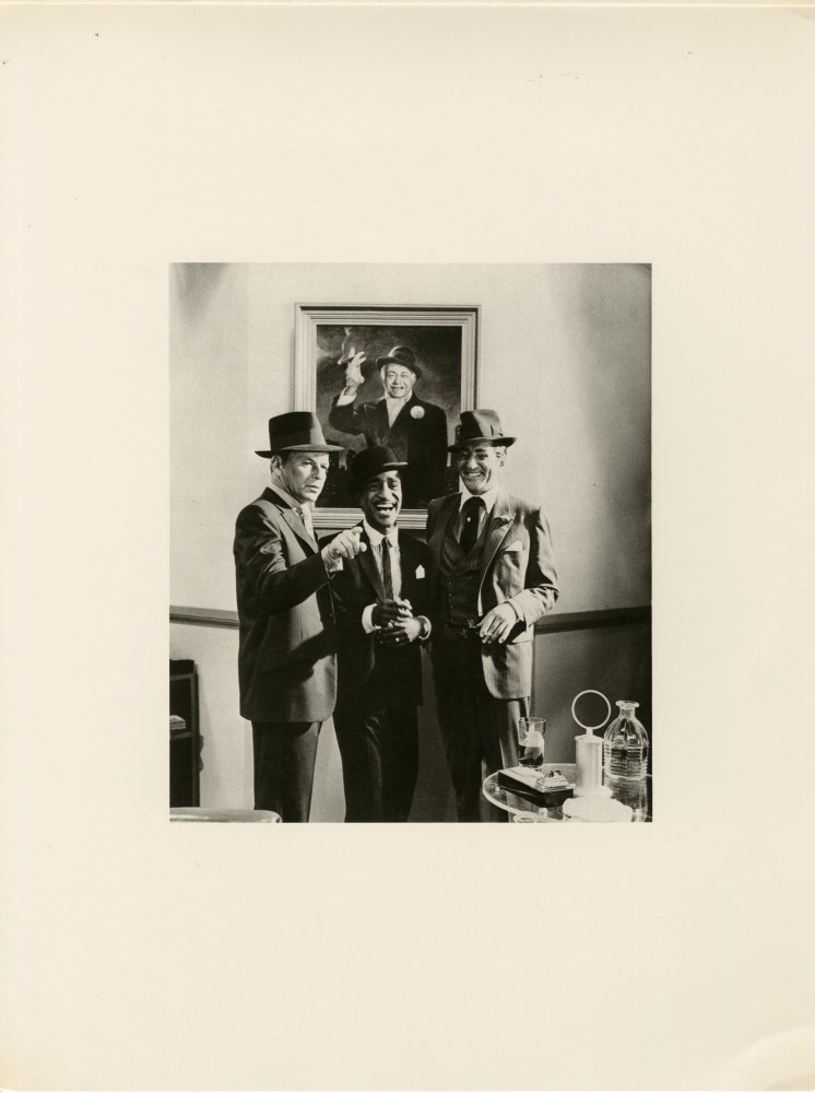Lot #1720: CECIL BEATON - Frank Sinatra, Sammy Davis, Jr., Dean Martin, Edward G. Robinson - Original photogravure