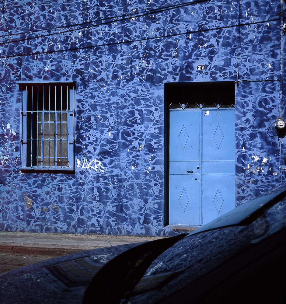Lot #31: PABLO AGUINACO LLANO - Atlixco Azul - Color analogue photograph