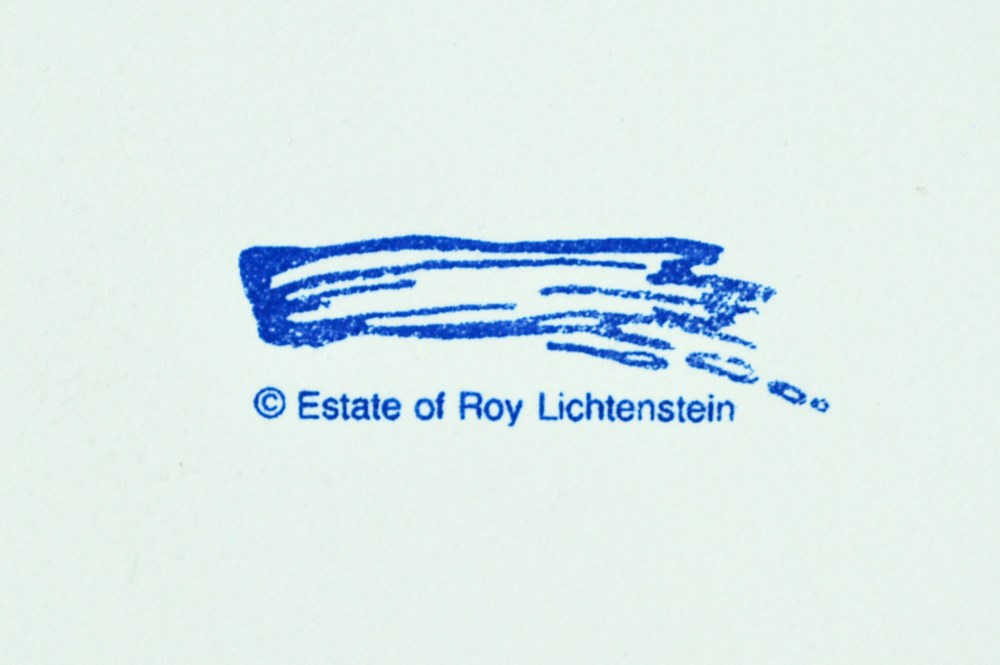 Lot #232: ROY LICHTENSTEIN - Forms in Space - Color silkscreen