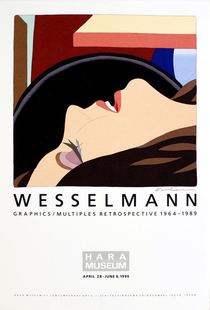 Lot #1489: TOM WESSELMANN - Wesselmann: Graphics/Multiples Retrospective, 1964-1989 - Original color silkscreen and lithograph