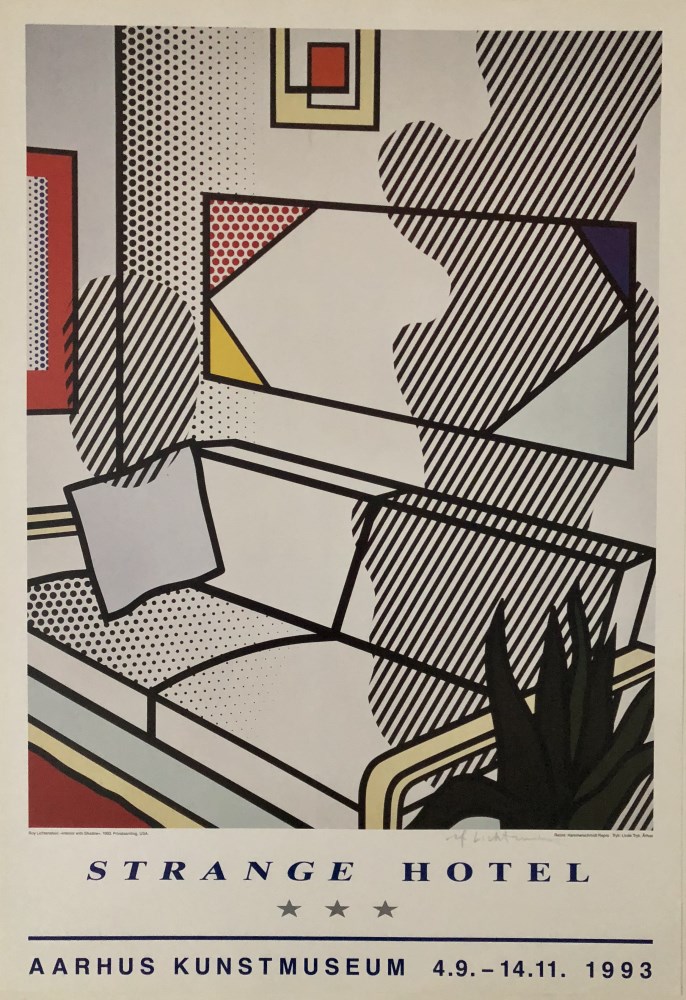 Lot #1048: ROY LICHTENSTEIN - Interior with Shadow - Color offset lithograph