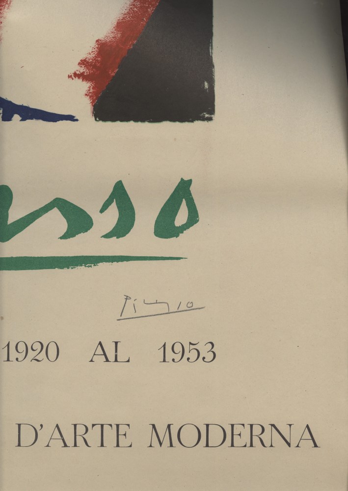 Lot #1263: PABLO PICASSO - Picasso: 200 Opere dal 1920 al 1953 - Color offset lithograph