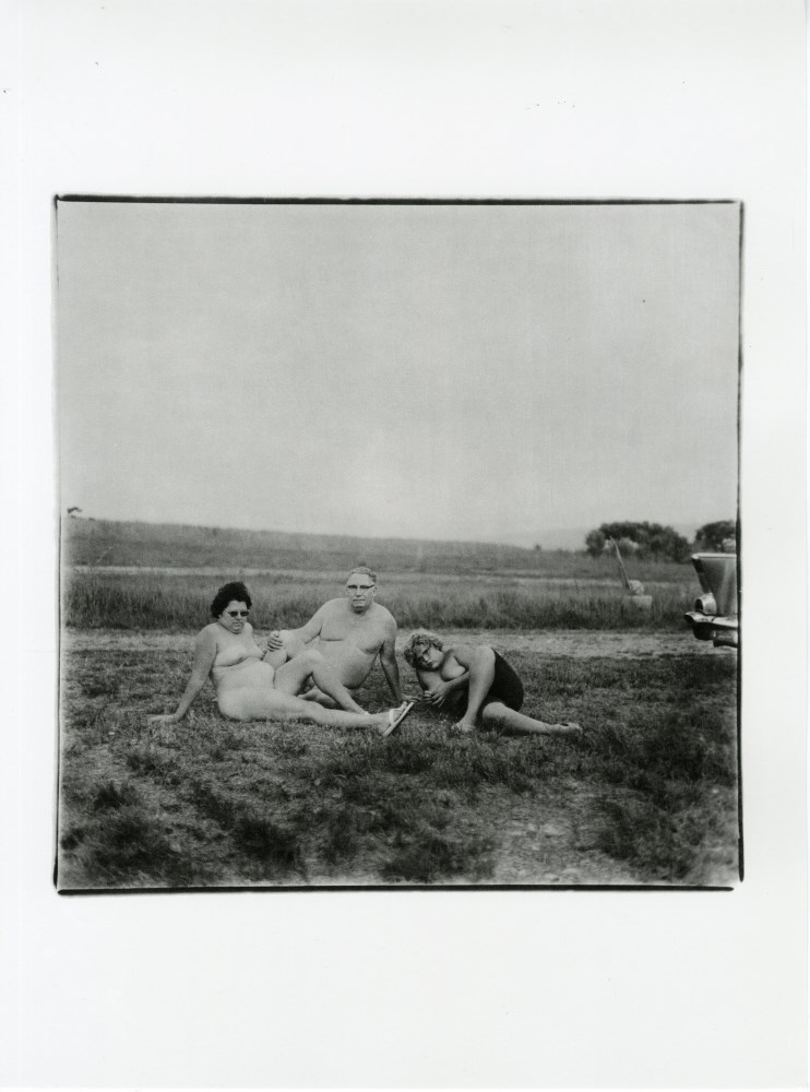 Lot #2252: DIANE ARBUS - A Family One Evening in a Nudist Camp, Pennsylvania - Original photogravure