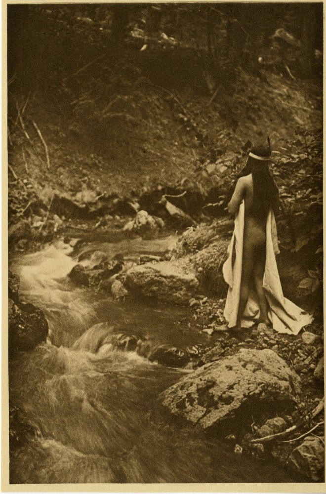 Lot #648: EDWARD S. CURTIS - The Maid of Dreams - Original vintage sepia toned photogravure