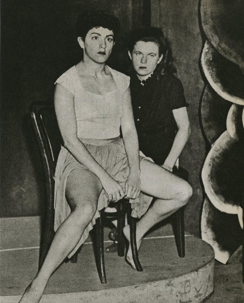 Lot #3108: WEEGEE [arthur h. fellig] - The Rehearsal - Original vintage photogravure
