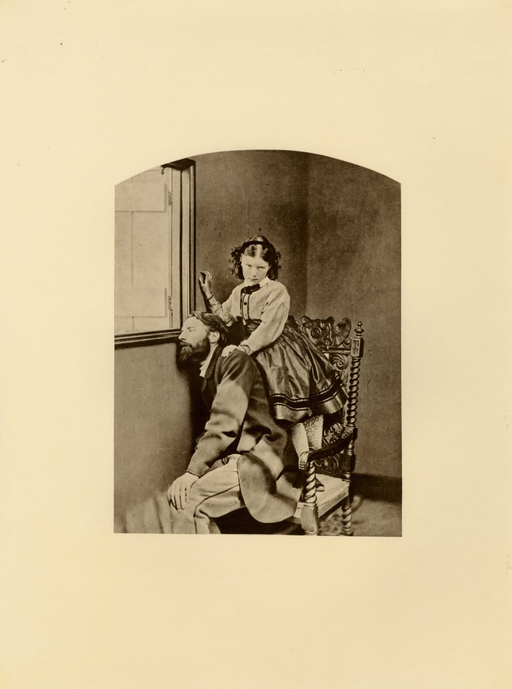 Lot #3109: LEWIS CARROLL - The Reverend C. Barker and May - Original photogravure