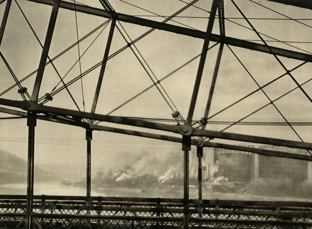 Lot #3095: EMIL OTTO HOPPE - The Ohio River from the Point - Original vintage photogravure