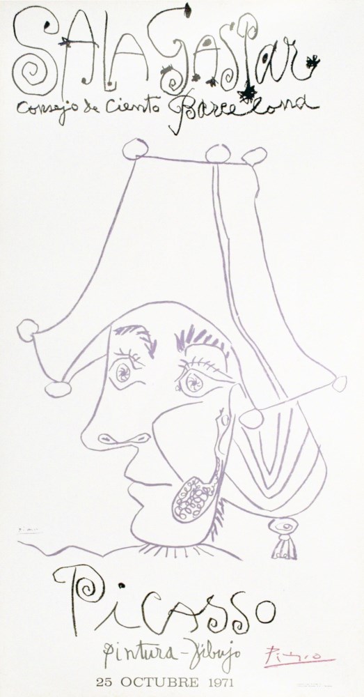 Lot #1265: PABLO PICASSO - Picasso: Pintura - Dibujo - Original color lithograph