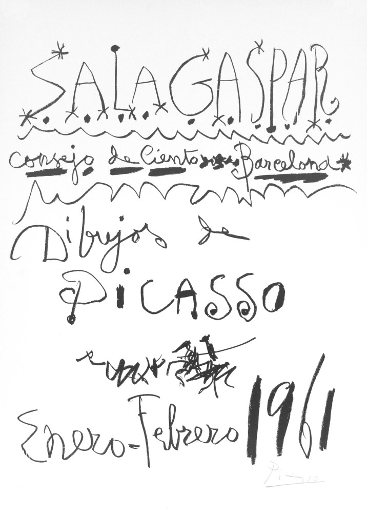 Lot #926: PABLO PICASSO - Dibujos de Picasso - Barcelona - Original lithograph