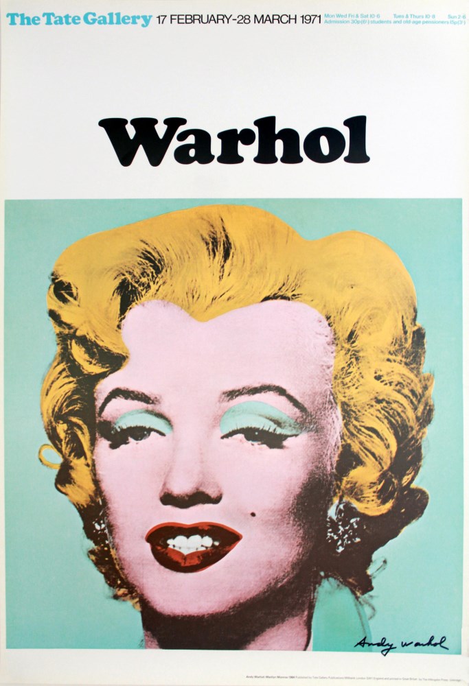 Lot #1131: ANDY WARHOL - Marilyn - Color offset lithograph