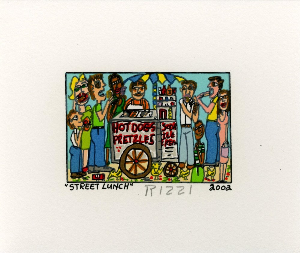 Fine Art & Photographs | Lot #2987: JAMES RIZZI - Street Lunch