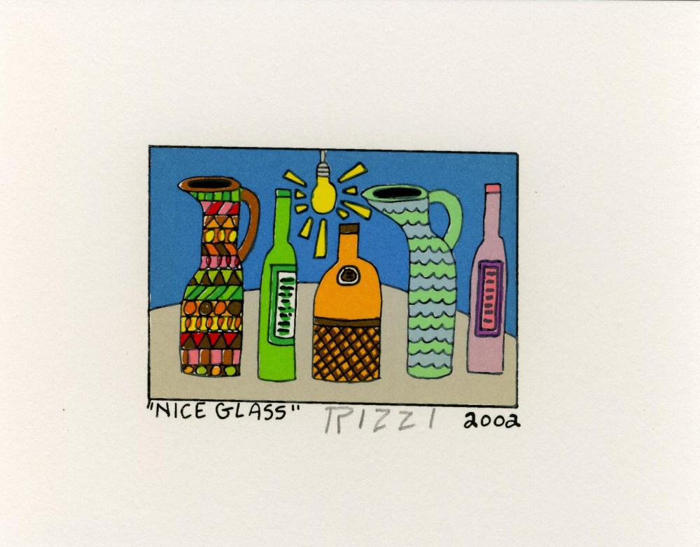 Lot #2598: JAMES RIZZI - Nice Glass - Color lithograph
