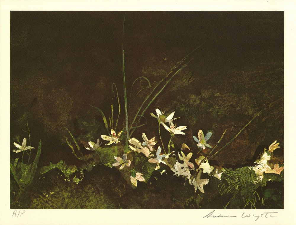 Lot #1873: ANDREW WYETH - May Day - Color offset lithograph