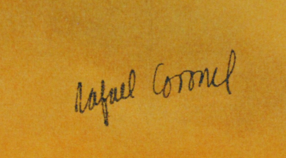 Lot #663: RAFAEL CORONEL - Tiempo Tiepolo - Color offset lithograph