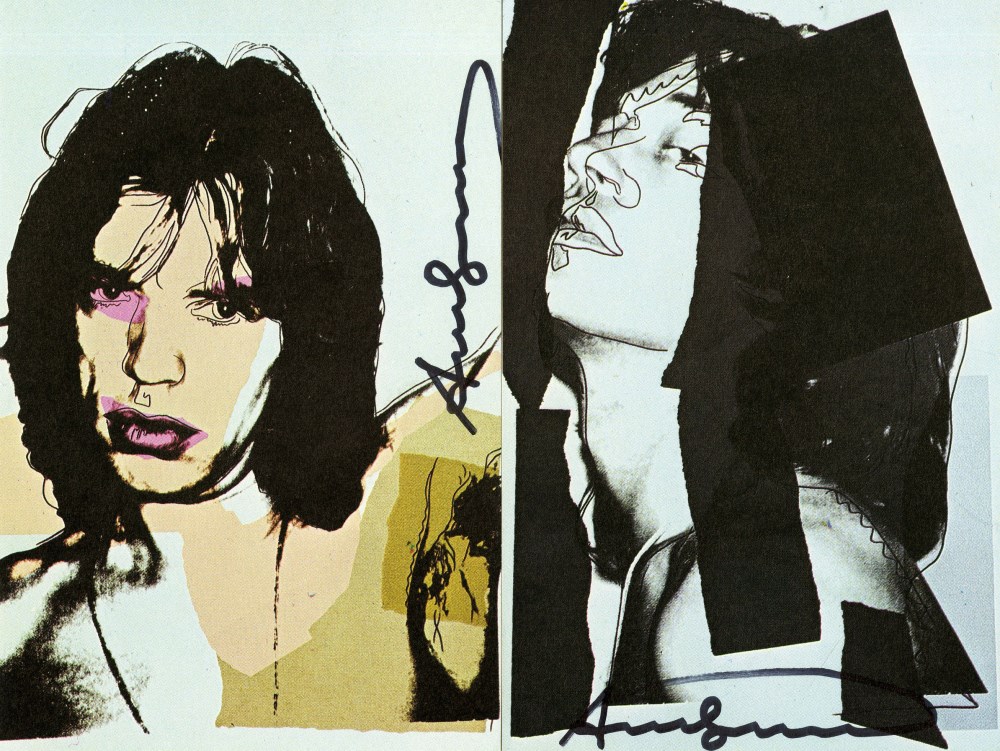 Lot #400: ANDY WARHOL - Mick Jagger Suite (first edition) - Color offset lithographs