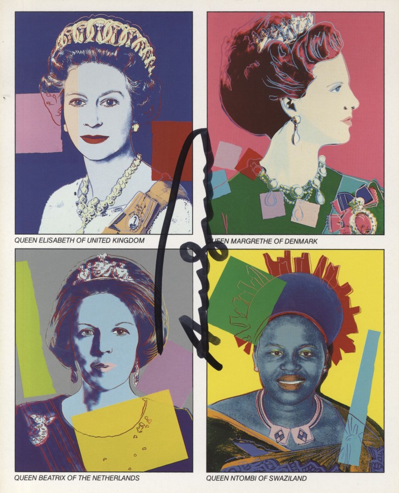 Lot #2630: ANDY WARHOL - Reigning Queens - Color offset lithograph