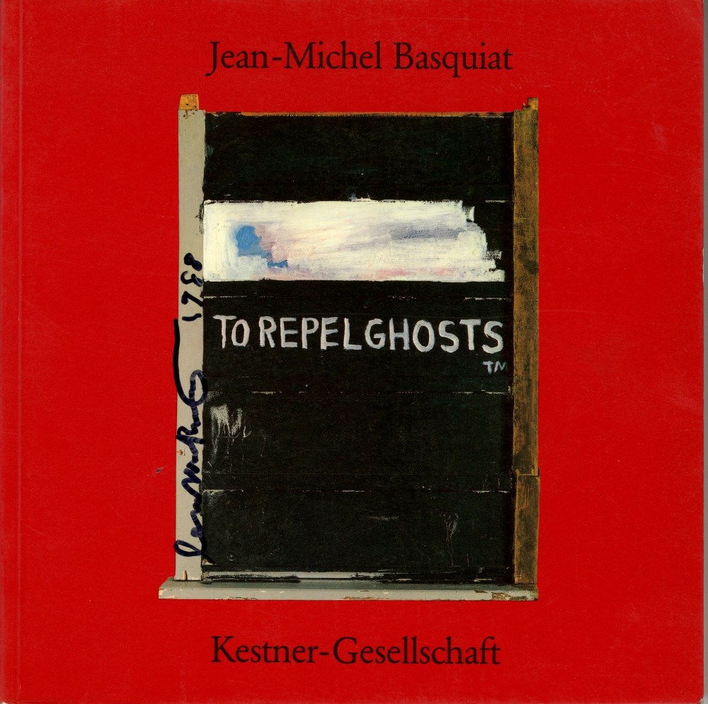 Lot #668: JEAN-MICHEL BASQUIAT - To Repel Ghosts - Color offset lithograph (front cover)