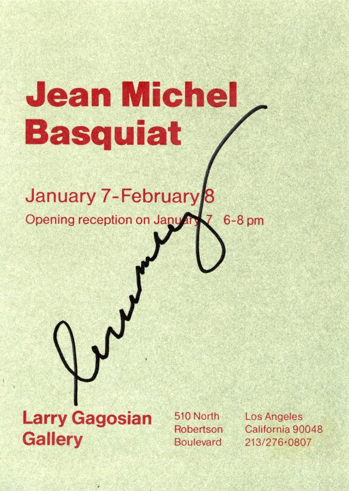 Lot #2374: JEAN-MICHEL BASQUIAT - Jean-Michel Basquiat - Color lithograph