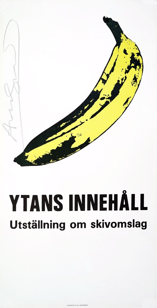 Lot #46: ANDY WARHOL - Banana - Original color silkscreen