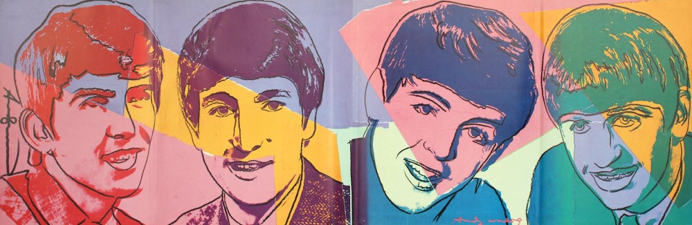 Lot #1399: ANDY WARHOL - The Beatles #1 - Original color offset lithograph