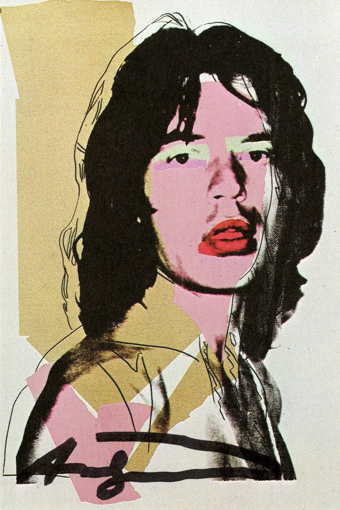 Lot #1882: ANDY WARHOL - Mick Jagger #08 (first edition) - Color offset lithograph