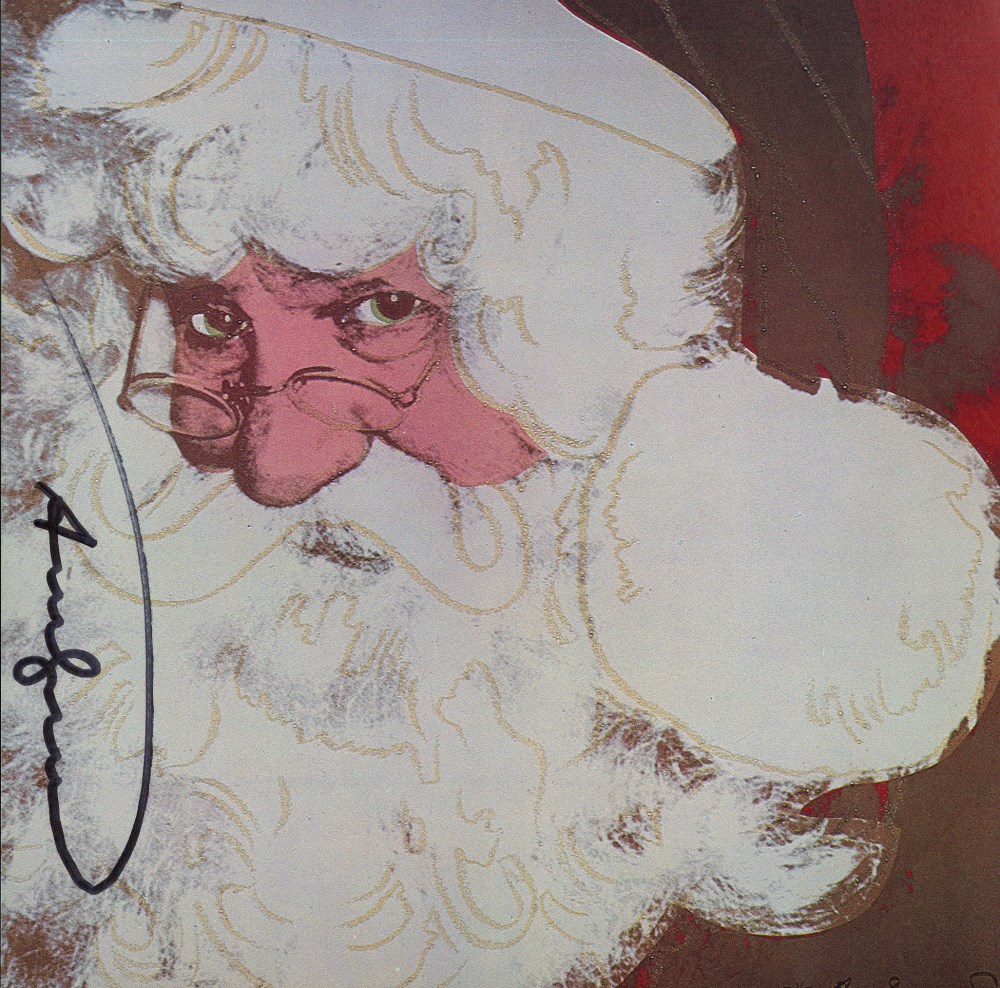 Lot #1336: ANDY WARHOL - Santa Claus - Color offset lithograph