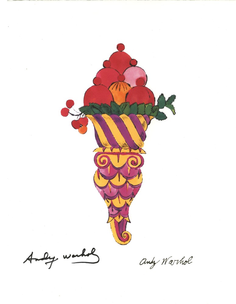 Lot #2360: ANDY WARHOL [d'après] - Ice Cream Cone - Fancy - Color lithograph