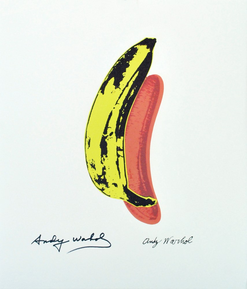 Lot #2262: ANDY WARHOL [d'après] - Banana - Color lithograph