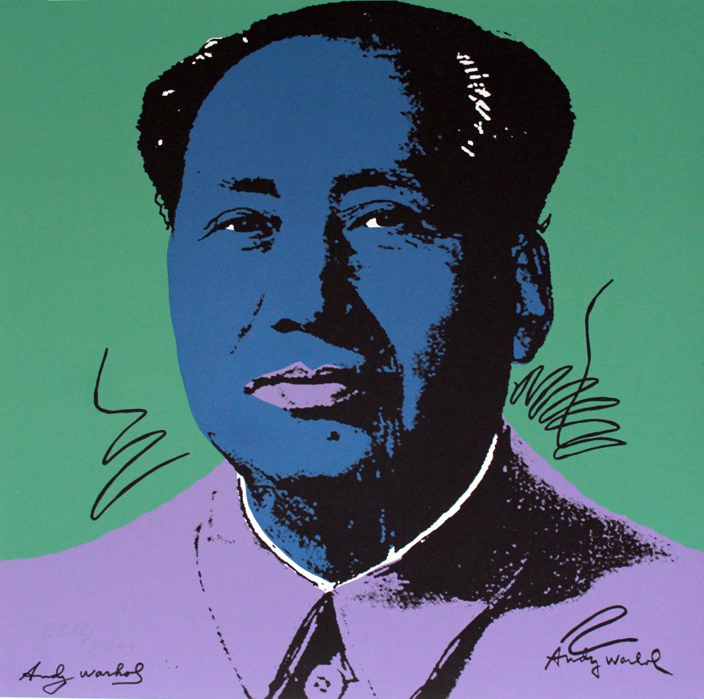 Lot #1852: ANDY WARHOL [d'après] - Mao #01 - Color lithograph