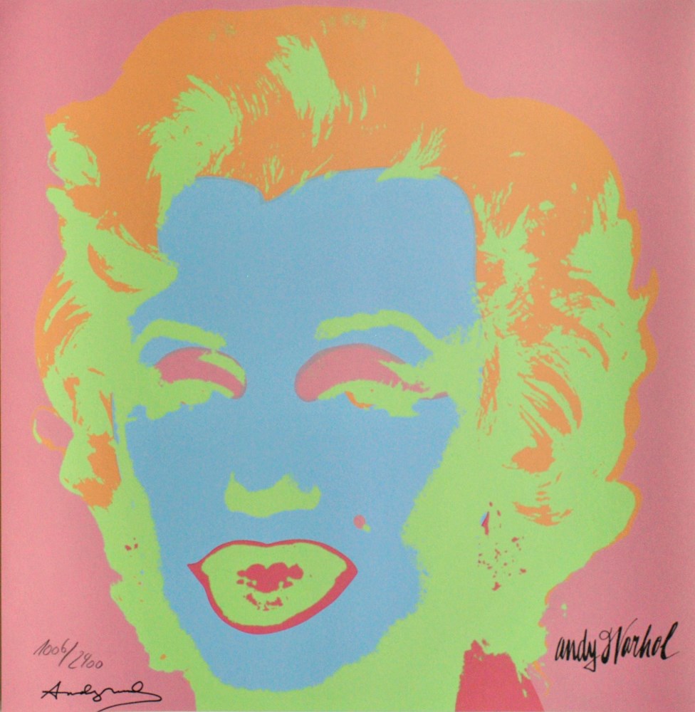 Lot #1863: ANDY WARHOL [d'après] - Marilyn #09 - Color lithograph