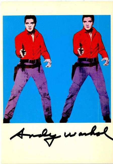 Lot #946: ANDY WARHOL - Elvis I - Color offset lithograph