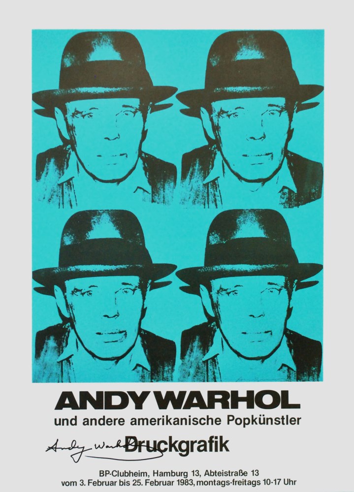 Lot #1059: ANDY WARHOL - Joseph Beuys - Color offset lithograph