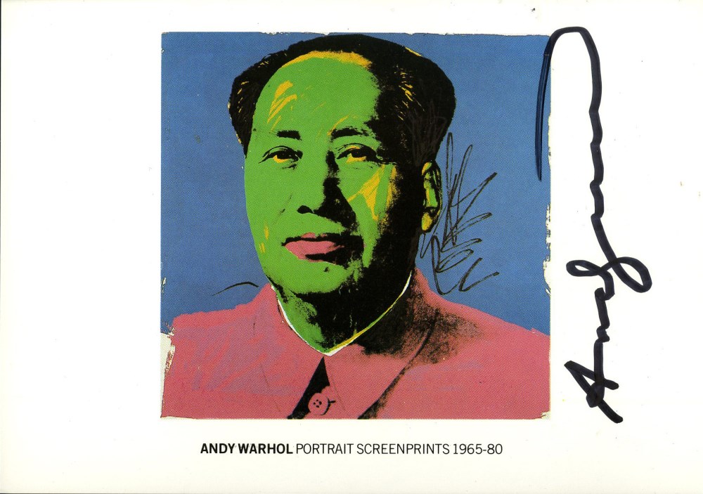 Lot #2409: ANDY WARHOL - Mao - Color offset lithograph