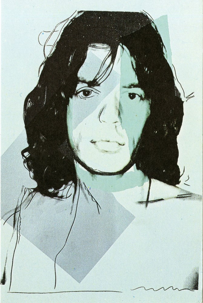 Lot #399: ANDY WARHOL - Mick Jagger Suite (first edition) - Color offset lithographs