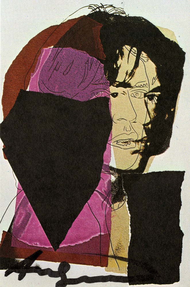 Lot #1881: ANDY WARHOL - Mick Jagger #07 (first edition) - Color offset lithograph
