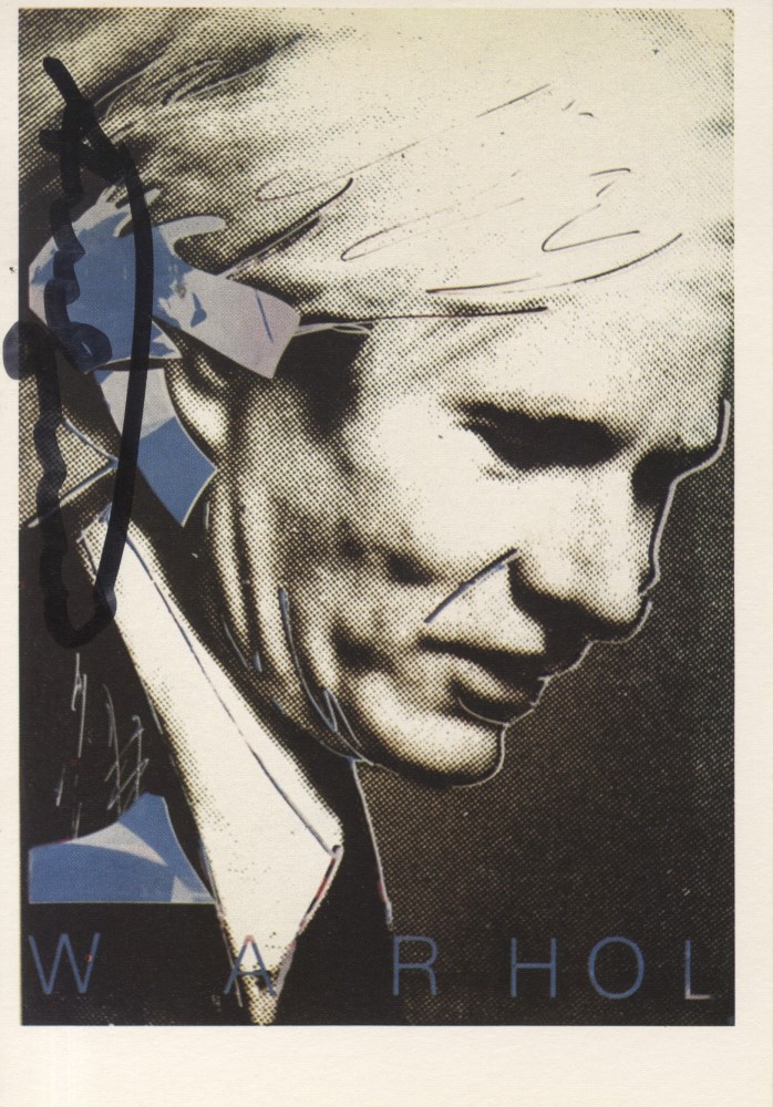 Lot #2003: ANDY WARHOL - Portrait of Andy Warhol - Color offset lithograph