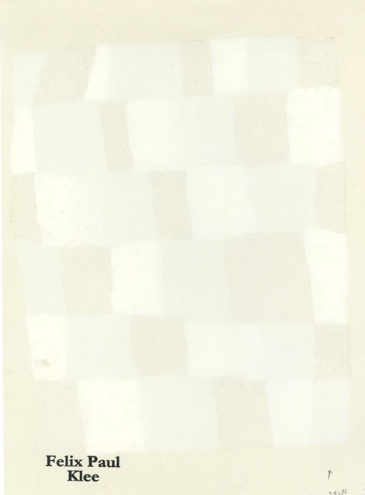 Lot #2461: PAUL KLEE - Rhythmisches - Original color lithograph