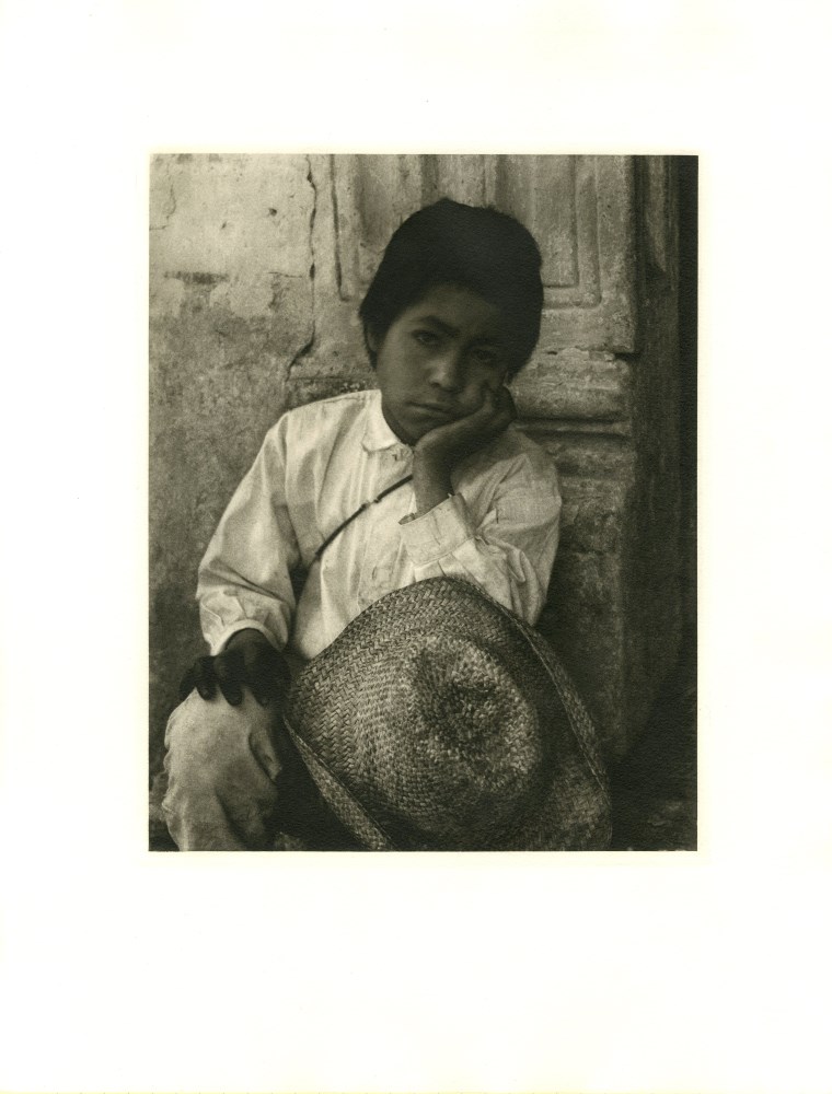 Lot #1578: PAUL STRAND - Boy, Uruapan - Original photogravure
