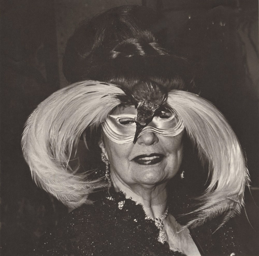 Lot #1495: DIANE ARBUS - Woman in a Bird Mask, N.Y.C - Original vintage photogravure
