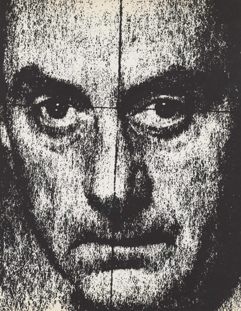 Lot #2072: MAN RAY - Self-portrait with Reticle - Original photogravure