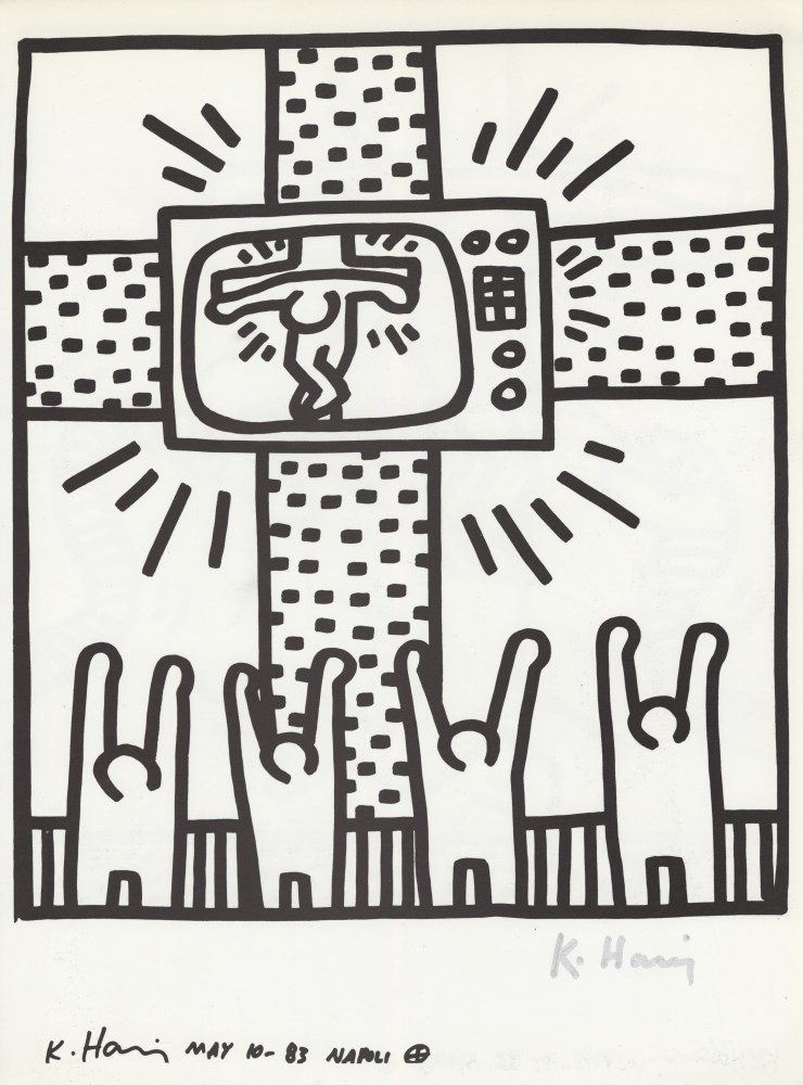 Lot #1904: KEITH HARING - Naples Suite #03 - Lithograph
