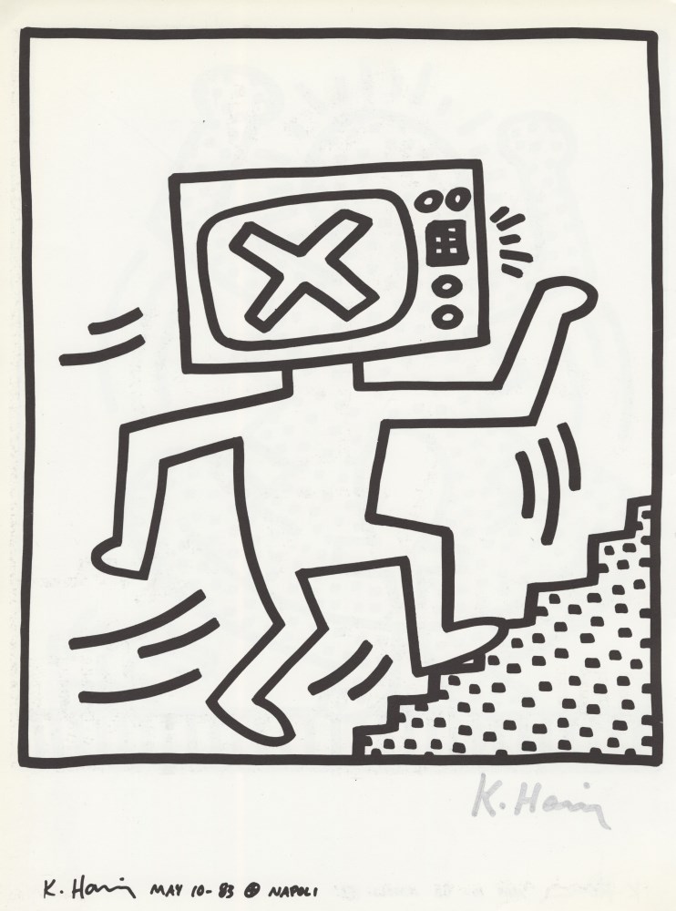Lot #1178: KEITH HARING - Naples Suite #10 - Lithograph
